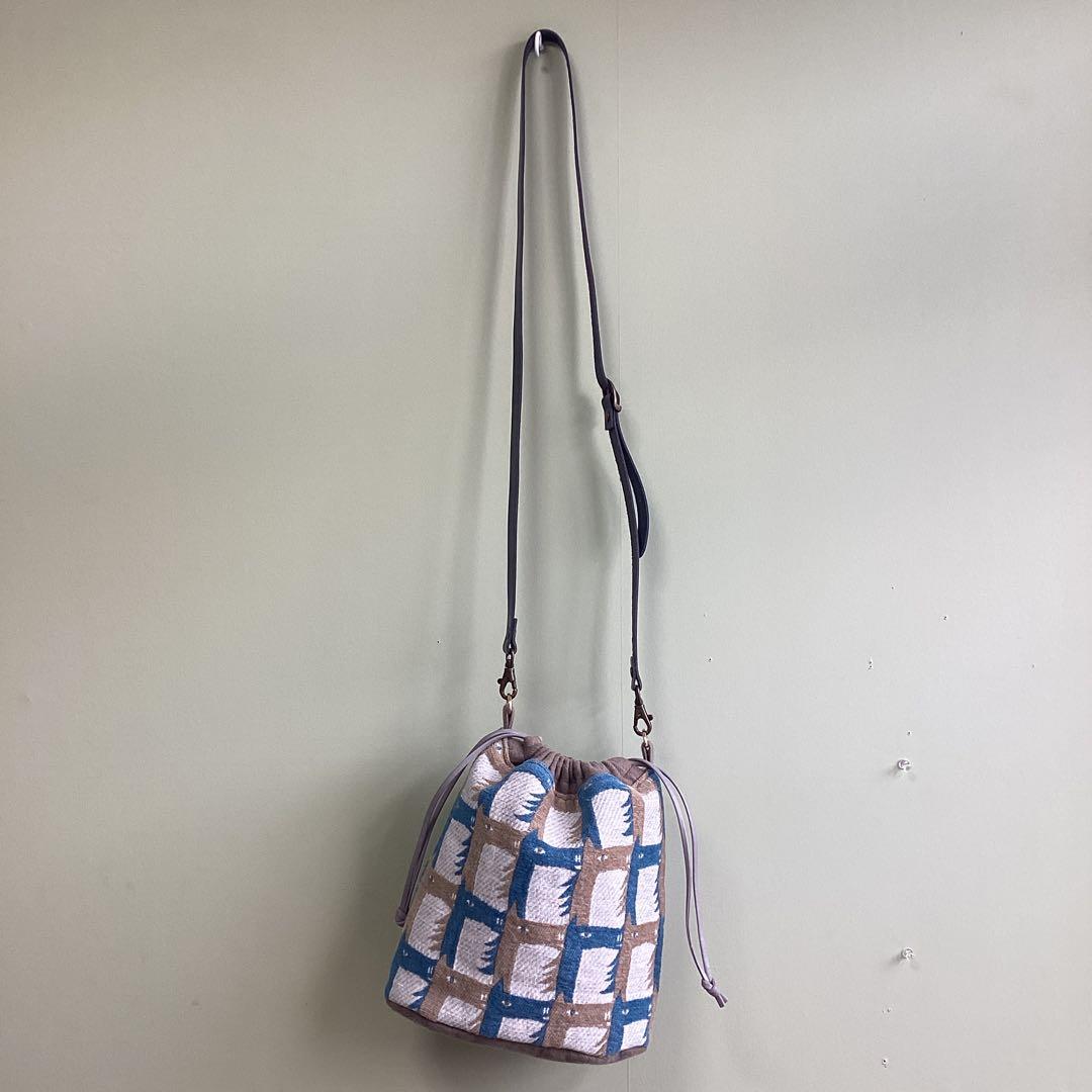 ミナペルホネンthoroughbred ポシェット　ハンドメイド