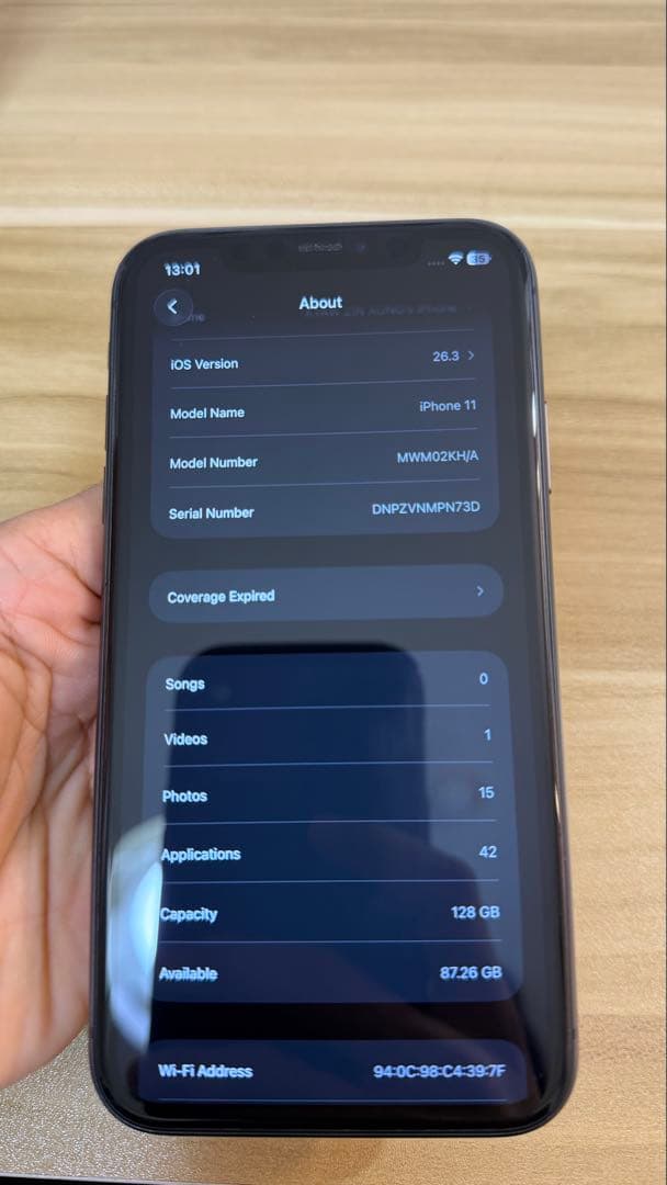 スマートフォン本体 Apple iPhone 11 128gb phone only