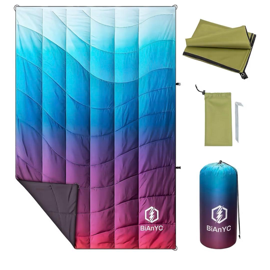 BiAnYC B2Jiu ブランケット ひざ掛け アウトドア キャンプ