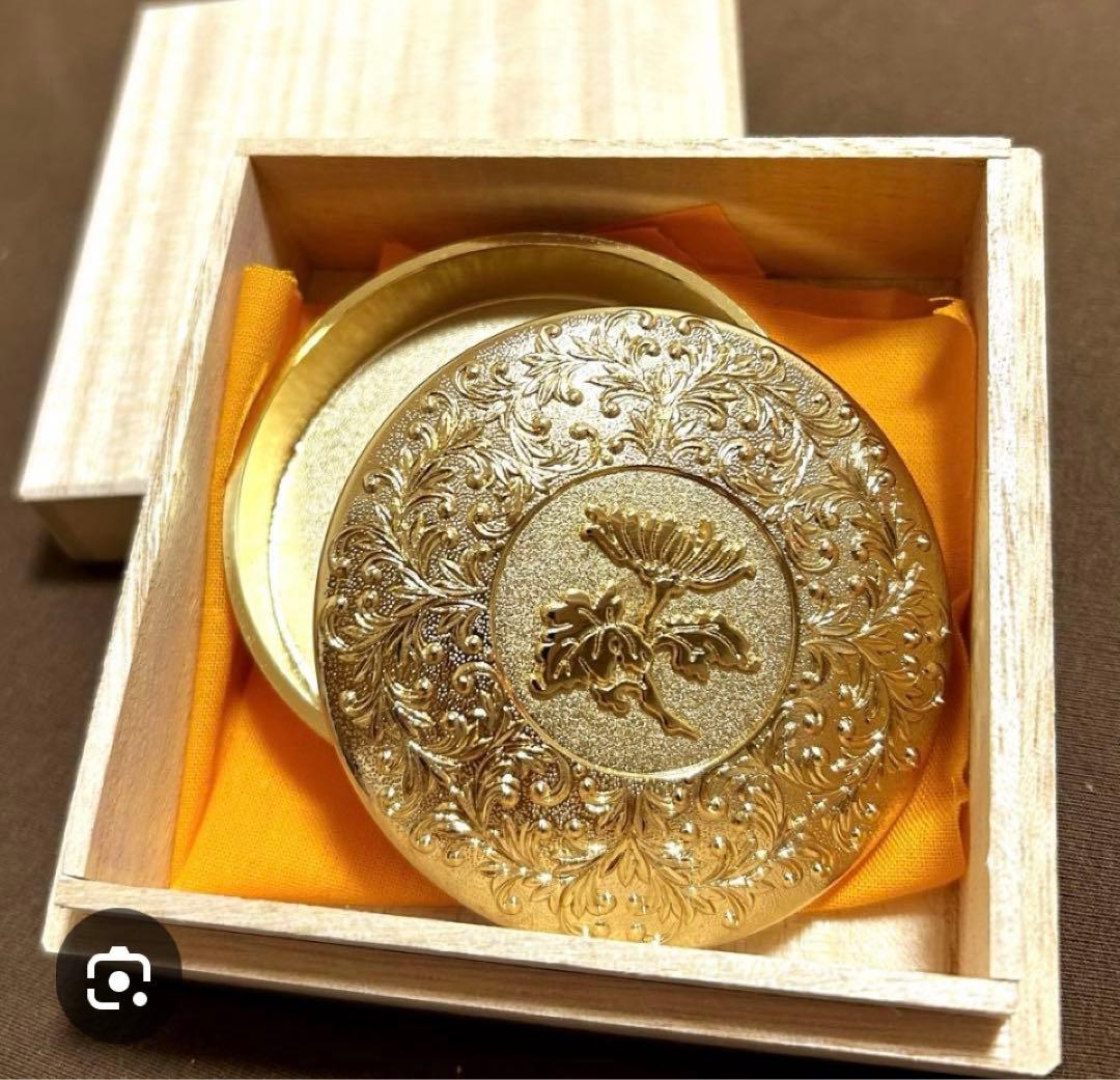 開運【新品未開封】皇居ボンボニエール 菊葉小箱 金平糖付きシルバー