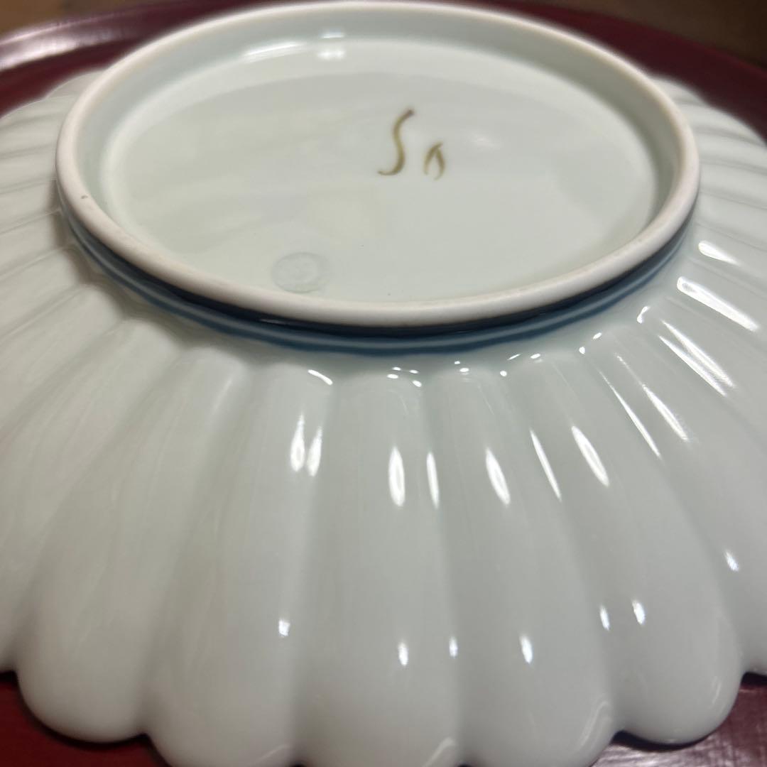 作家　陶芸作家　空萌工房 うさぎ 田口紀美子　菊割皿