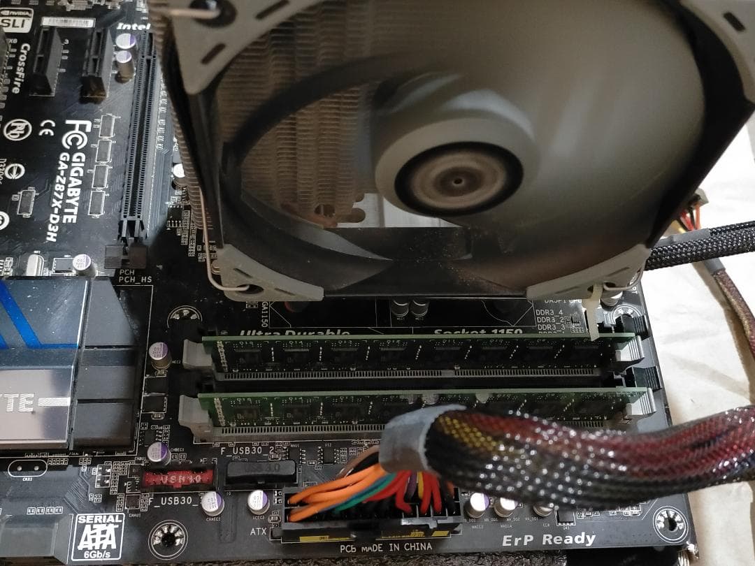 マザーボード Z87X-D3H + i5-4570 + R2GOLD + DDR3-16GB