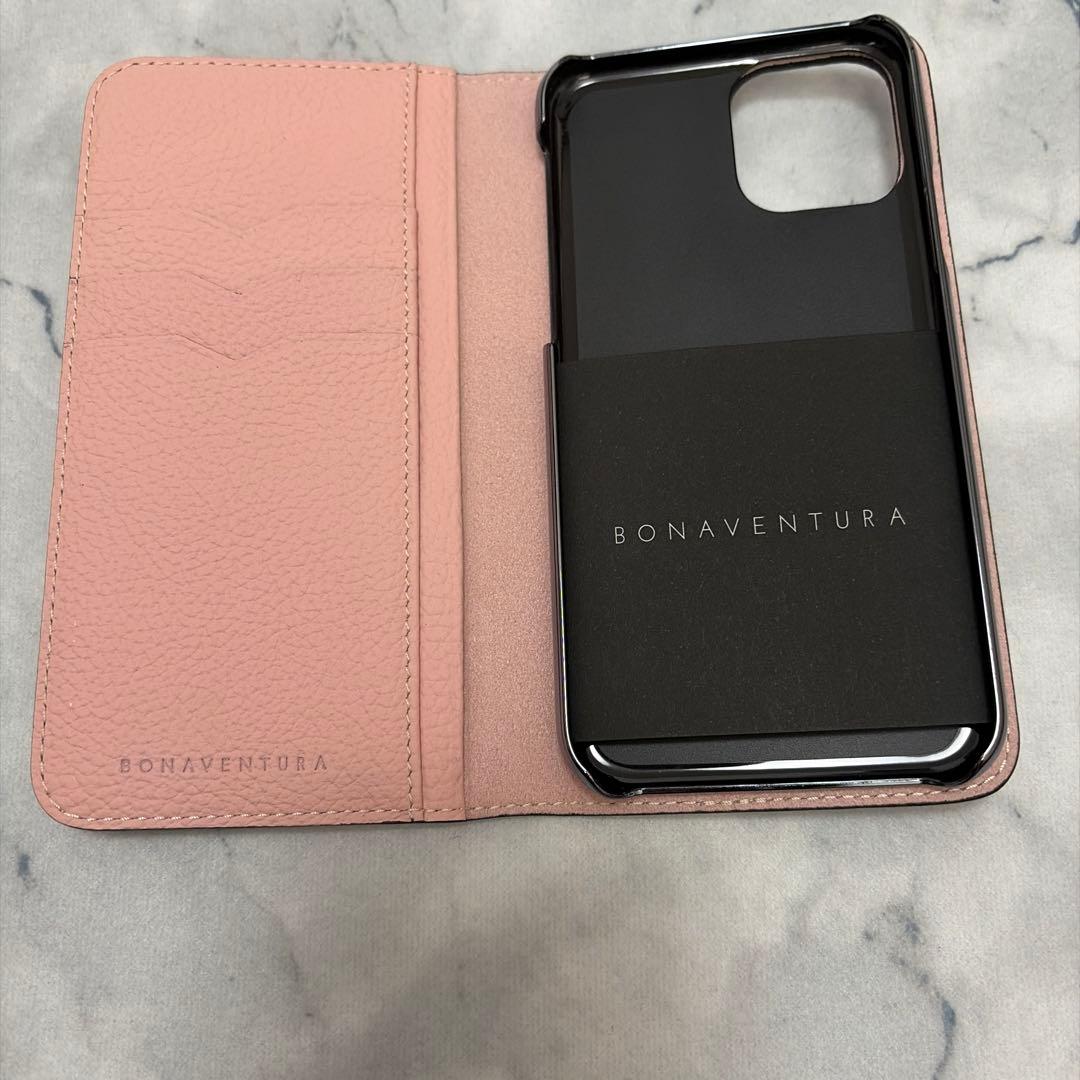 ボナベンチュラ　グレージュ×サクラ　新品未使用　iPhone11pro用
