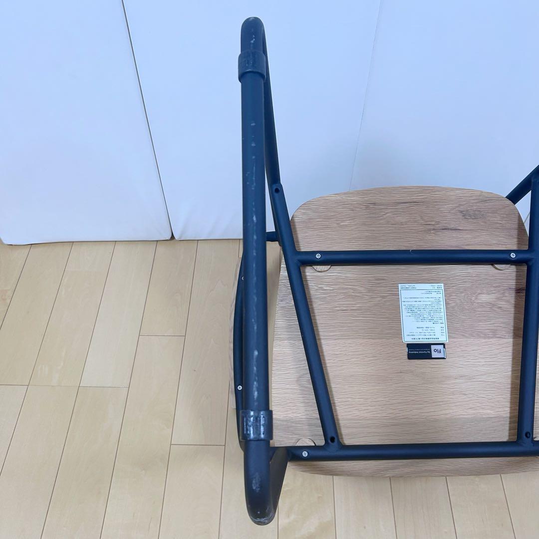 北欧　モリヨシ　Flo POKKYARMCHAR ナラ材　アーム付き　天然木希少