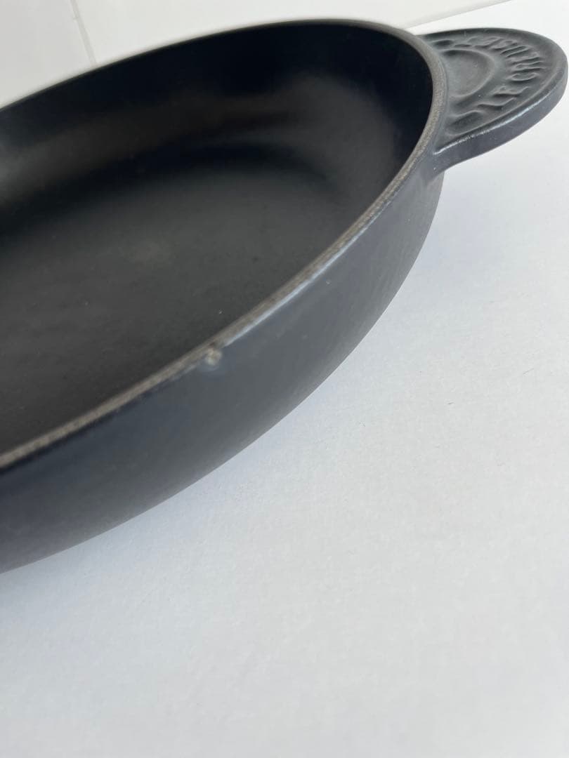 廃盤　ルクルーゼ　フライパン　ウッドハンドル　25cm マットブラック
