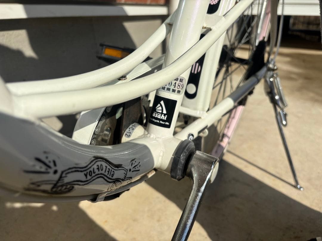 『引き取り限定』サイクルベースあさひ ガールズ ラボ ラブリーホワイト24インチ