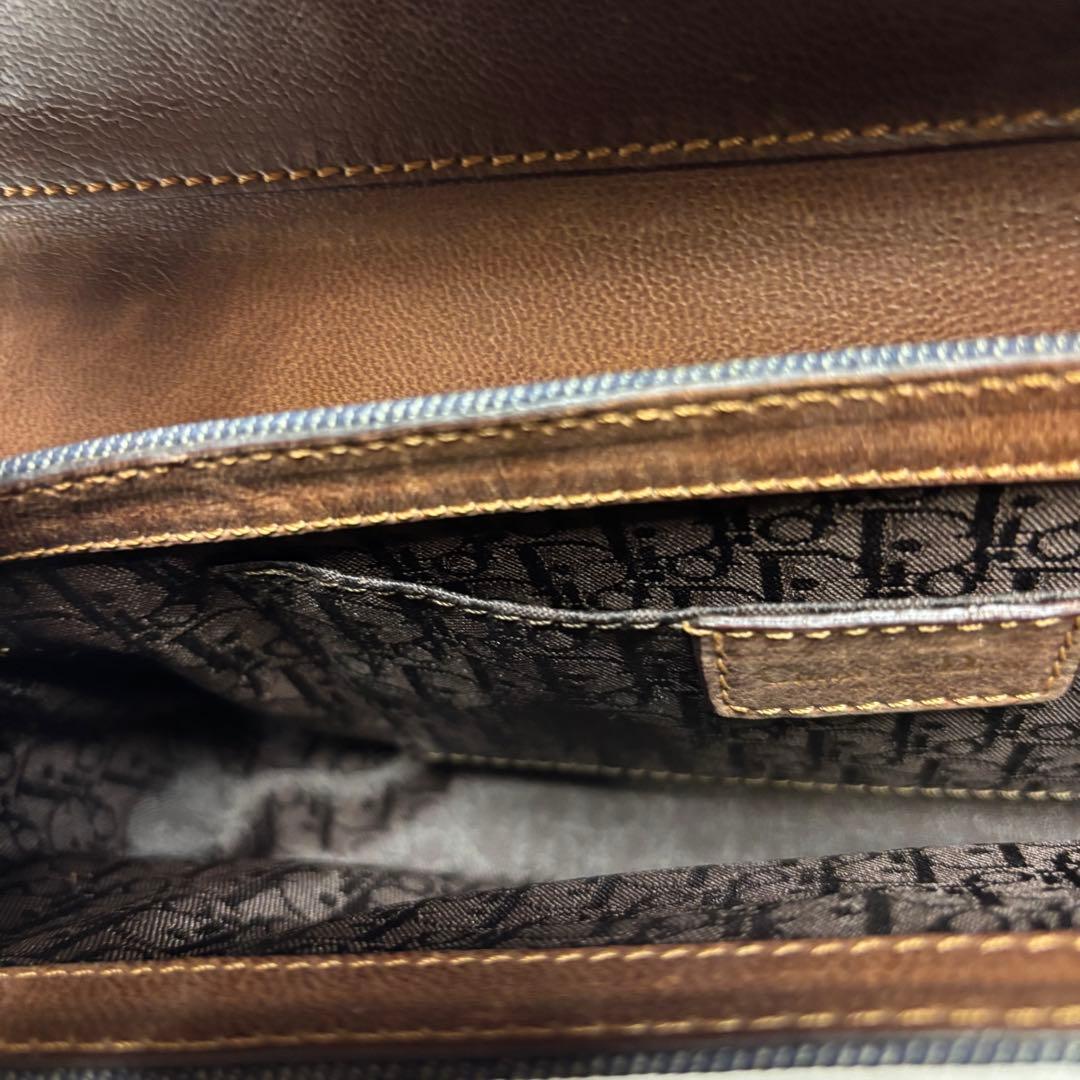 クリスチャンディオール ストリートシック デニム レザー ワンショルダーバッグ