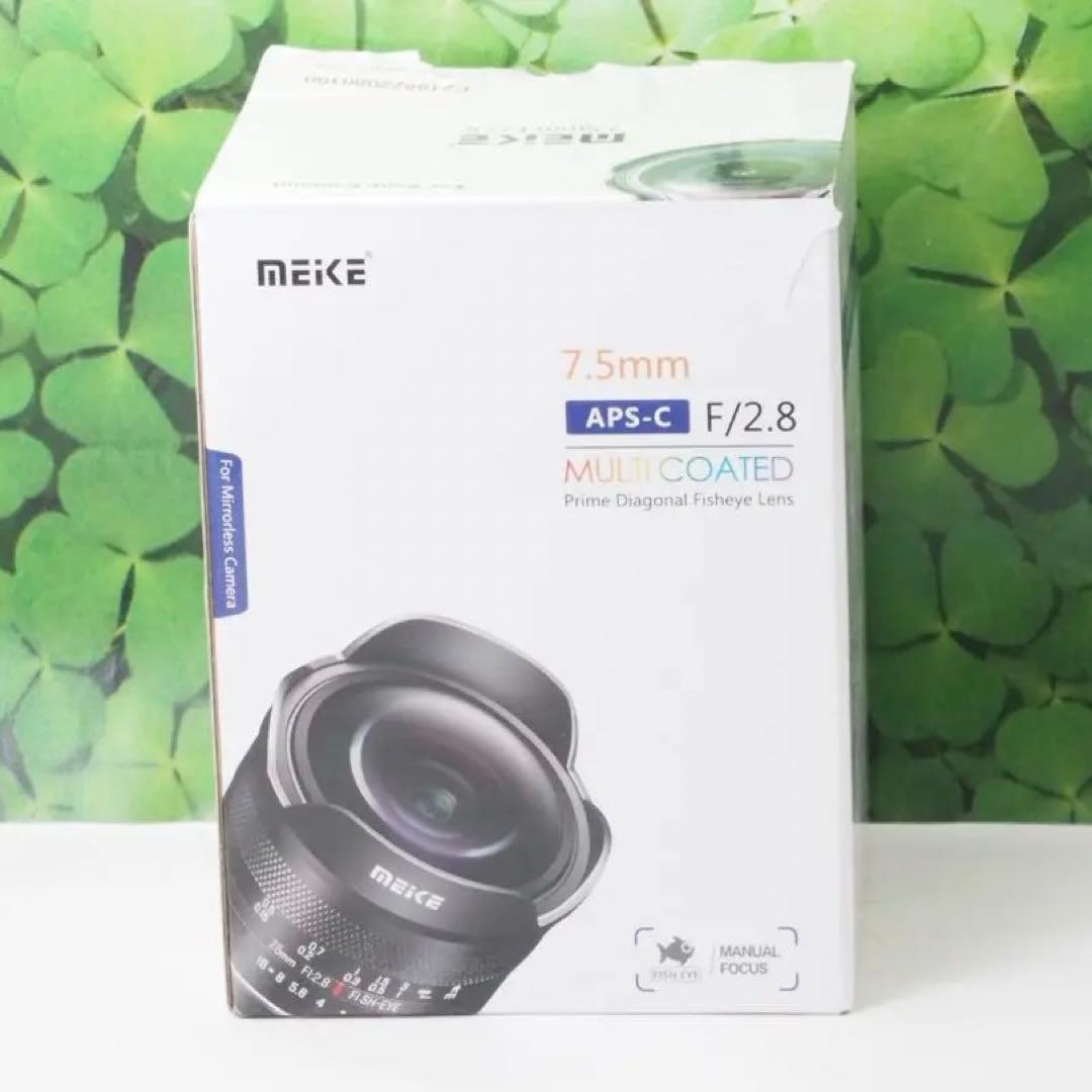 【美品】Meike ⭐️7.5mmf2.8 超広角 対角魚眼レンズ※マニュアル