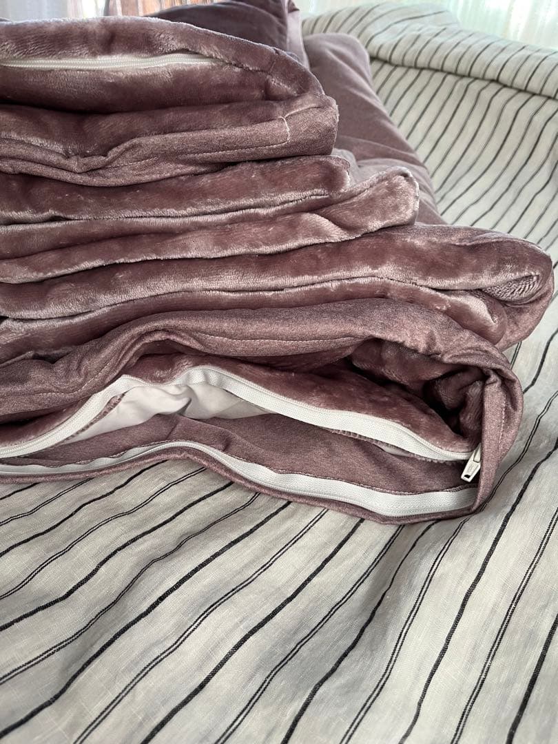 快眠博士　クレスカローレ　吸湿発熱オールインワン毛布