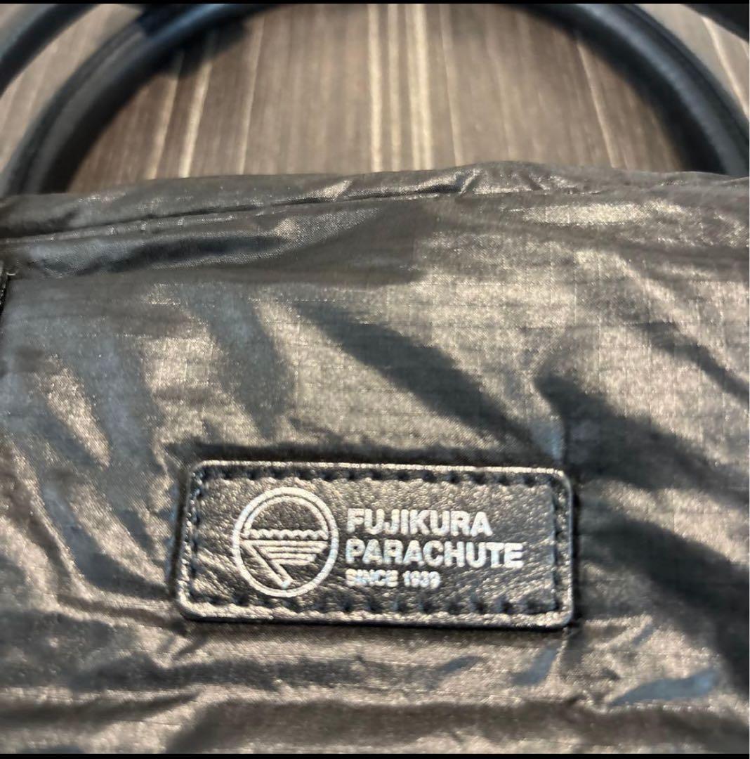 本日限定値下げシール×フジクラパラシュート　ビジネスバック　メンズ　ブラック
