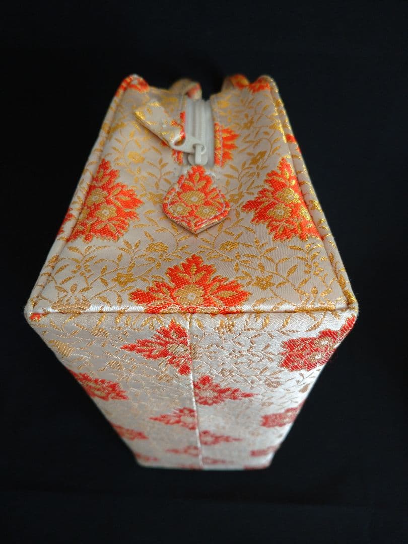 【美品】龍村美術織物 五葉華文 利休バック 和装用バック