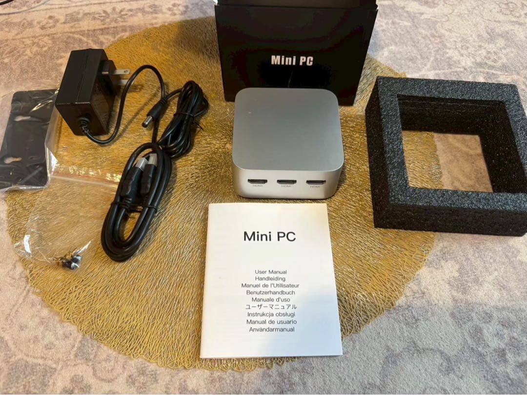 ミニpc 第12世代インテルAlder Lake-N10016GB+512GB