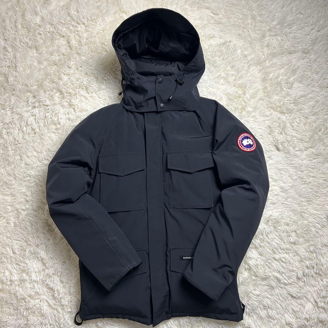 【最高級・L】　カナダグース　カムループス　ダウンジャケット　ブラック系