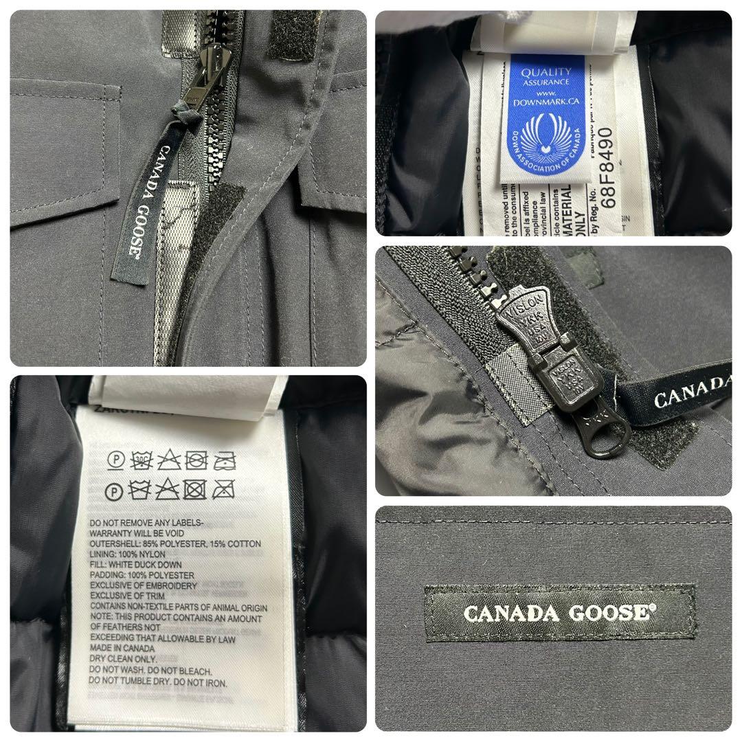 【最高級・L】　カナダグース　カムループス　ダウンジャケット　ブラック系