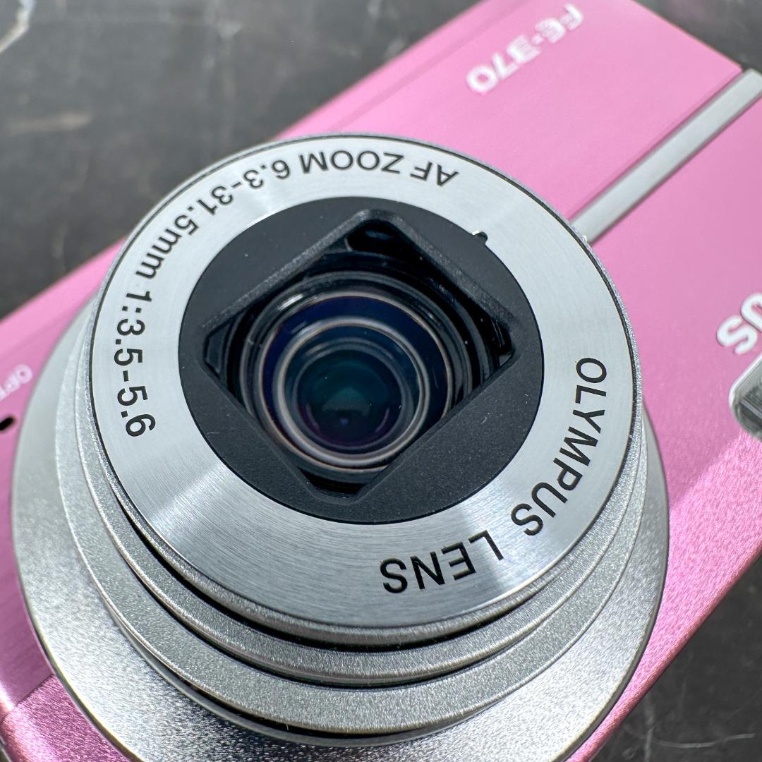 OLYMPUS FE-370 ピンク　コンパクトデジタルカメラ