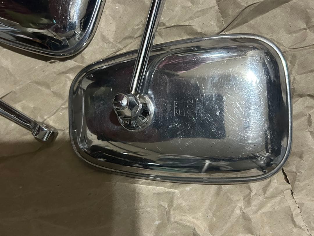 親*方様 英国 DESMOミラー クローム 2個セット