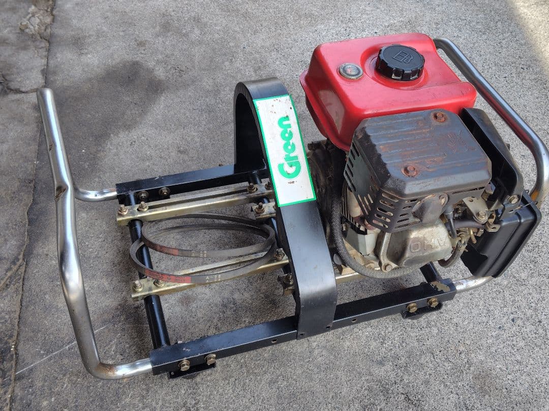 中古ガソリンエンジン (中古セット台付き)