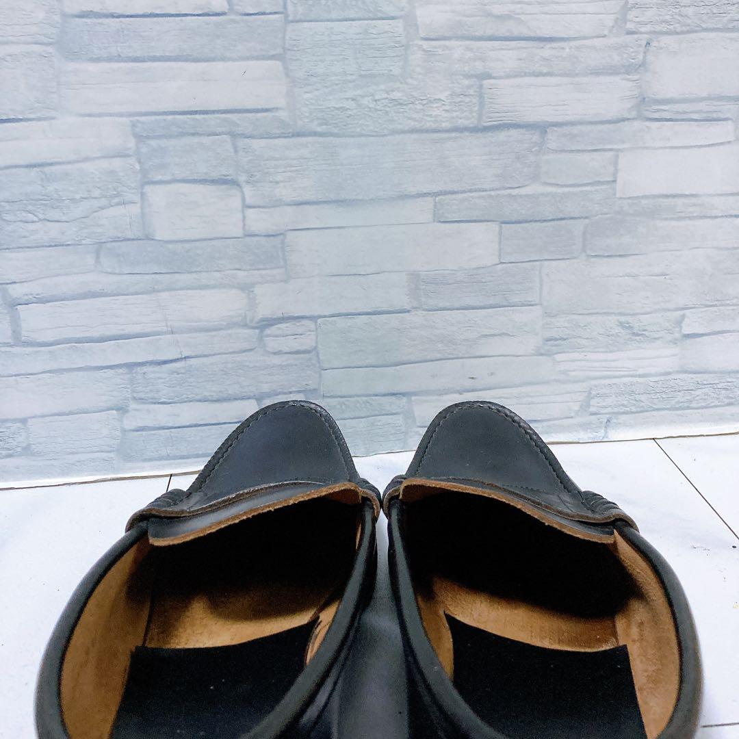 美品 REGAL リーガル ローファー 革靴 28 本革 ブラック 黒