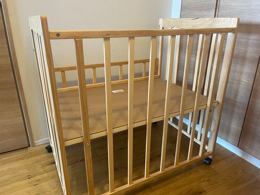 西松屋 木製 ミニベビーベッド