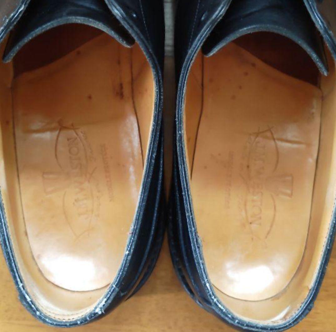 J.M. WESTON ゴルフ 旧ロゴ 8/D ブラック ハーフラバー