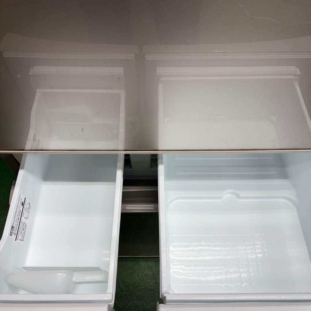 717 ガラストップ　大型冷蔵庫　400L強 極美品　自動製氷機付　5ドア　人気