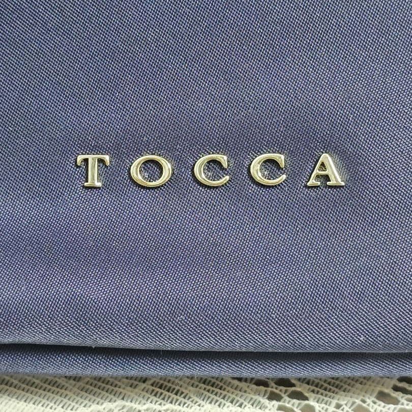 TOCCA RIBBON KNOT BODY BAG ボディ バッグ ネイビー系