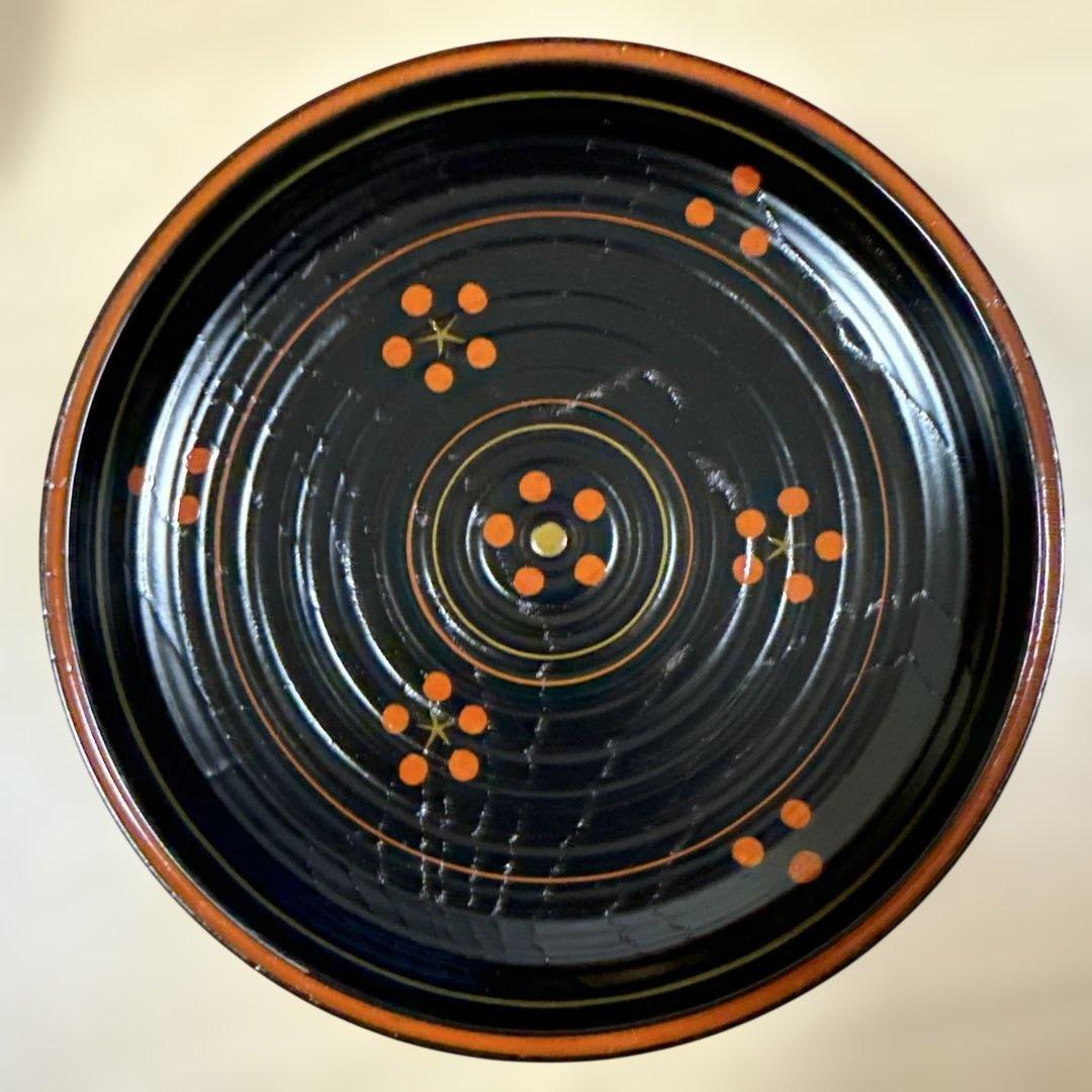 【平安表派 川瀬表完作 佐野長寛写？　 変絵 銘々皿×10客】天然木製