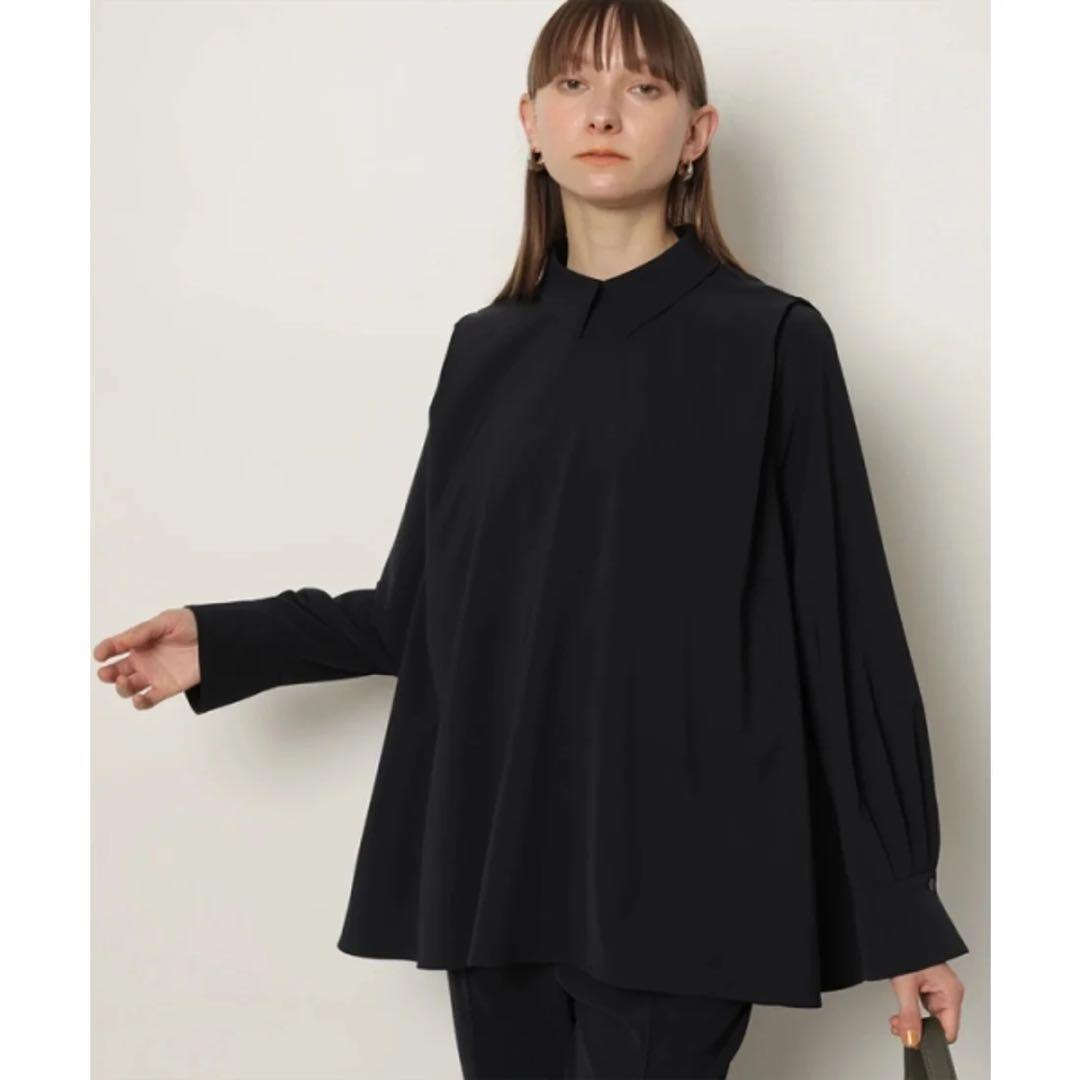 新品タグ付✨＜川上桃子さんコラボ＞衿付きブラウス カデュネ 蛯原友里