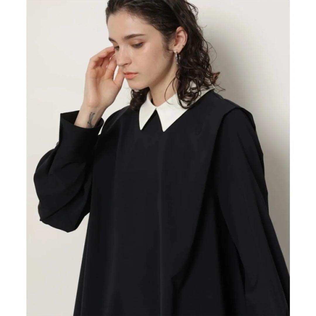 新品タグ付✨＜川上桃子さんコラボ＞衿付きブラウス カデュネ 蛯原友里