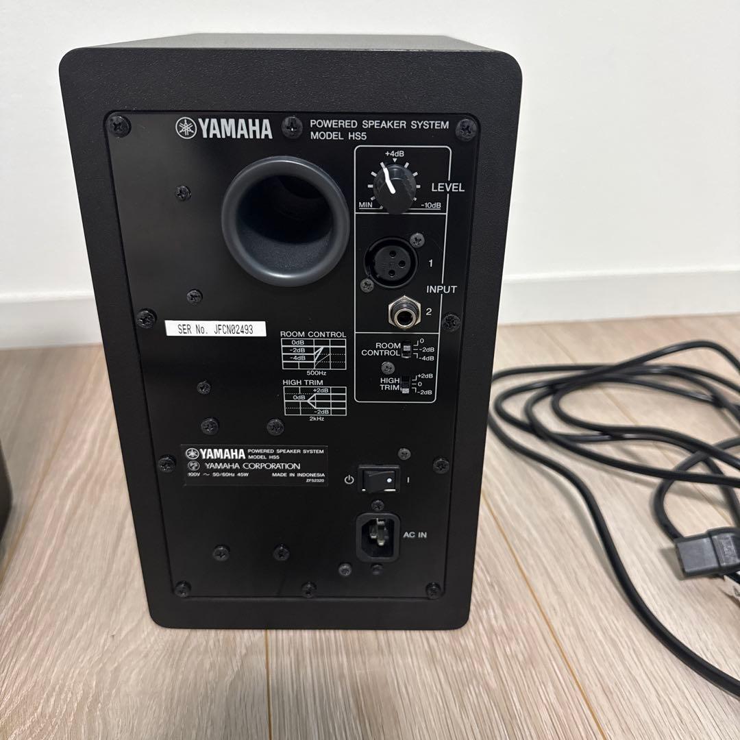 Yamaha HS5 アクティブスピーカー ブラック