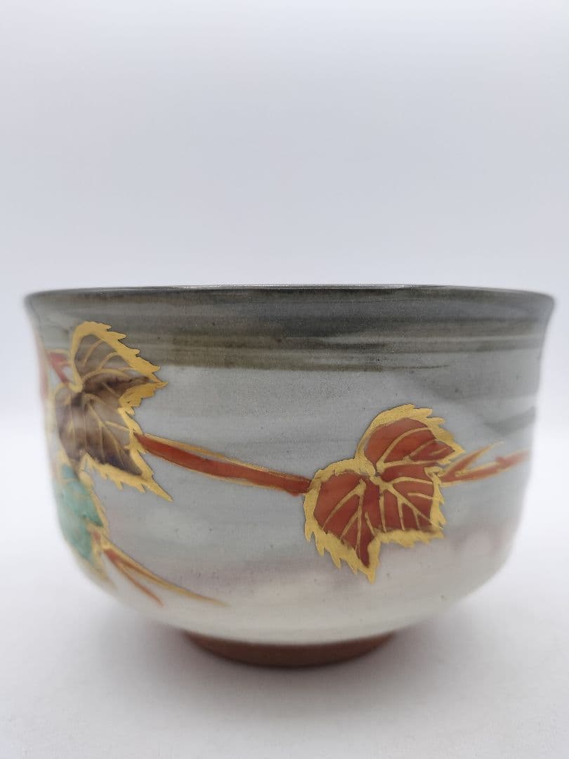 c581 茶碗 乾山 蔦 宮川香せつ 木箱 茶道具 古物