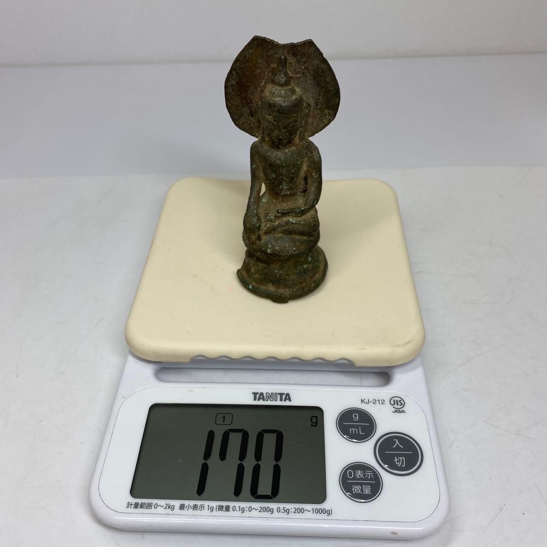 古代　朝鮮　古銅　仏像　170g タサオ　東さ7-0330☆2F