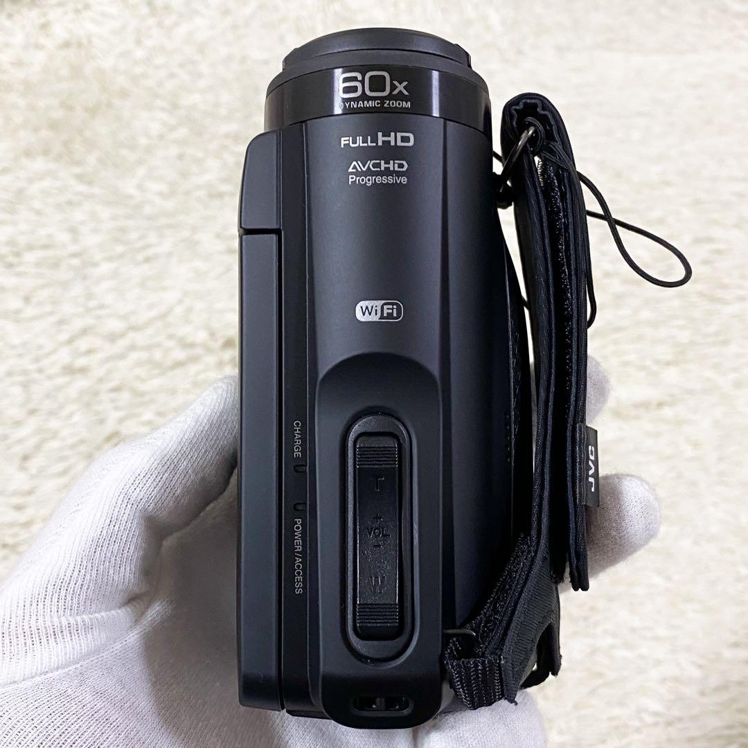 【未使用級】ジェイブイシー GZ-RX690-B エブリオR ビデオカメラ