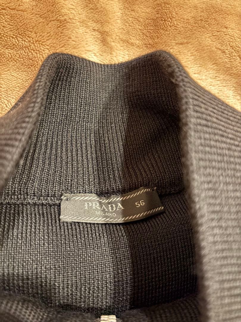 PRADA56 ナイロンニットジャケット　美品