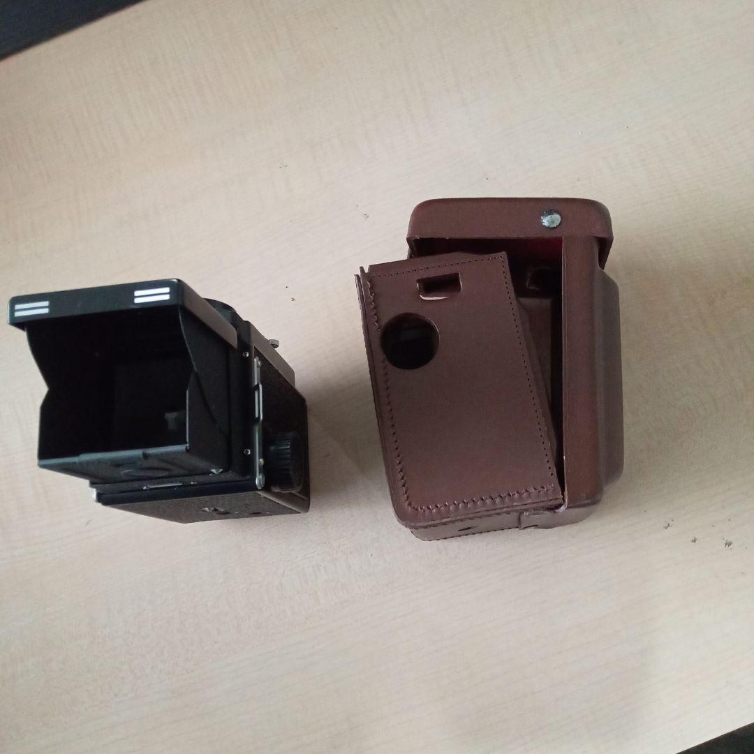 二眼レフカメラ 黒SEAGULL4B-1 海嶋