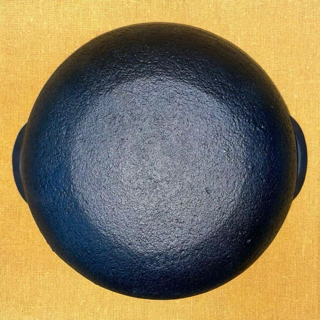 早い者勝ち‼️山王堂 久慈 砂鉄鍋 小ぶり 内径20cm 天ぷら鍋 南部鉄器 鋳鉄