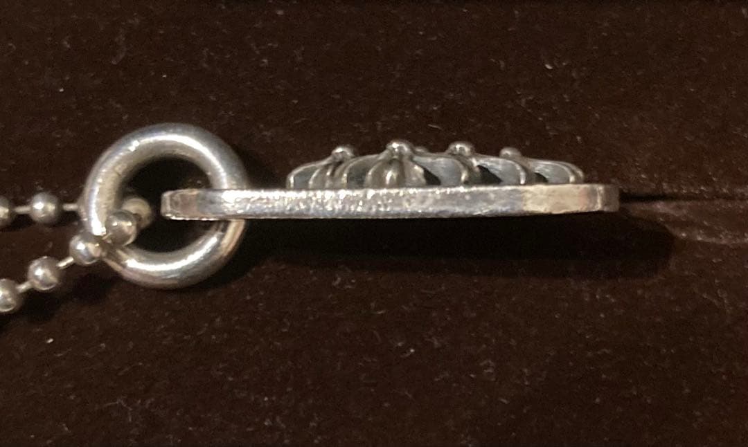 クロムハーツ レイズドドッグタグ NYC限定チャーム シルバーネックレス