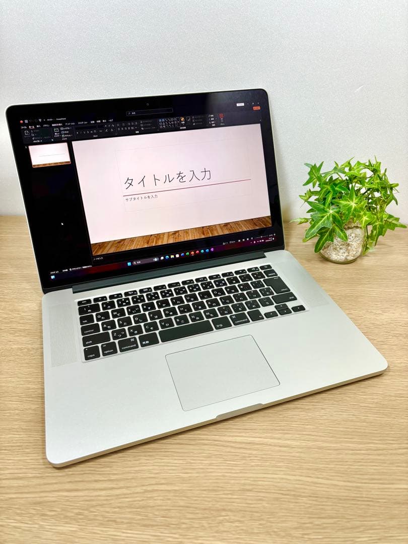 最上位3K！MacBook Pro 15 Office2021 i7 Win11