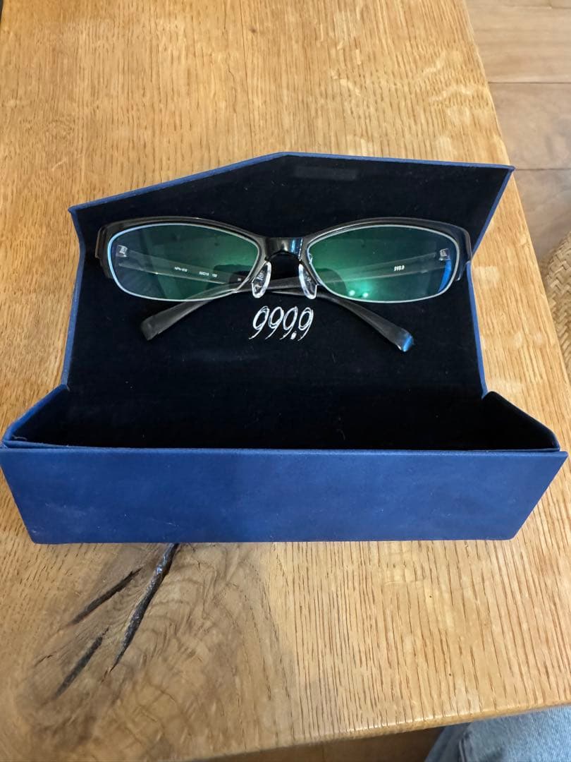 999.9 フォーナインズ　ハーフリムメガネ