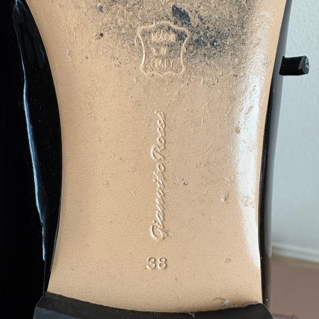 靴 Gianvito Rossi RIBBON JANE BLACK 38