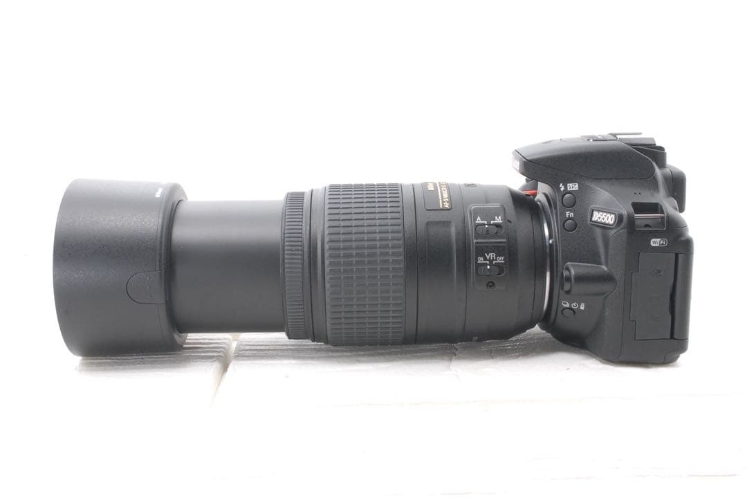 新品級 ショット数266回✨Nikon D5500 ダブルズーム 超望遠レンズ付