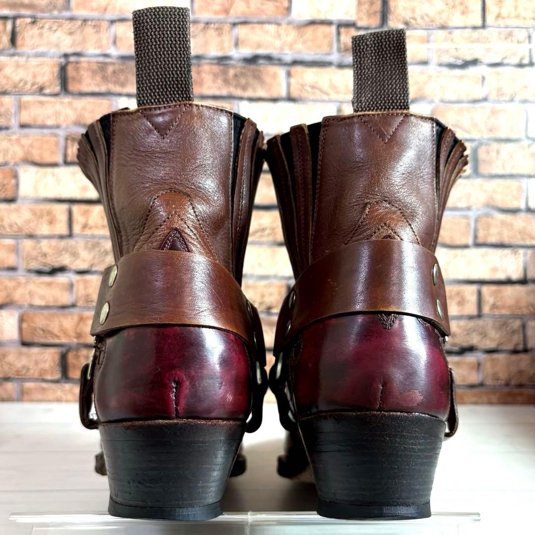 HARLEY-DAVIDSON■ウエスタンブーツ✨リング サイドゴア スチール