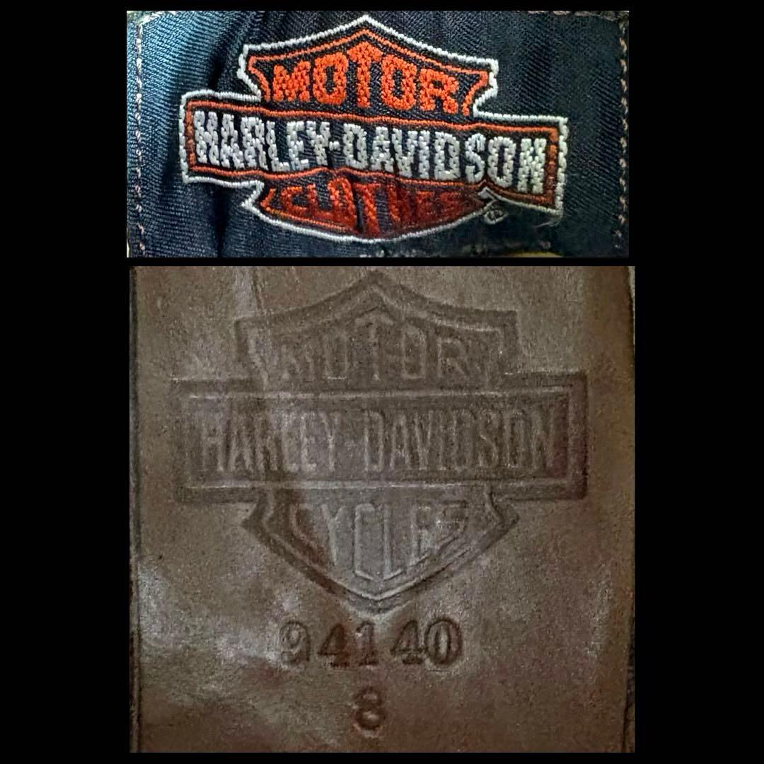 HARLEY-DAVIDSON■ウエスタンブーツ✨リング サイドゴア スチール