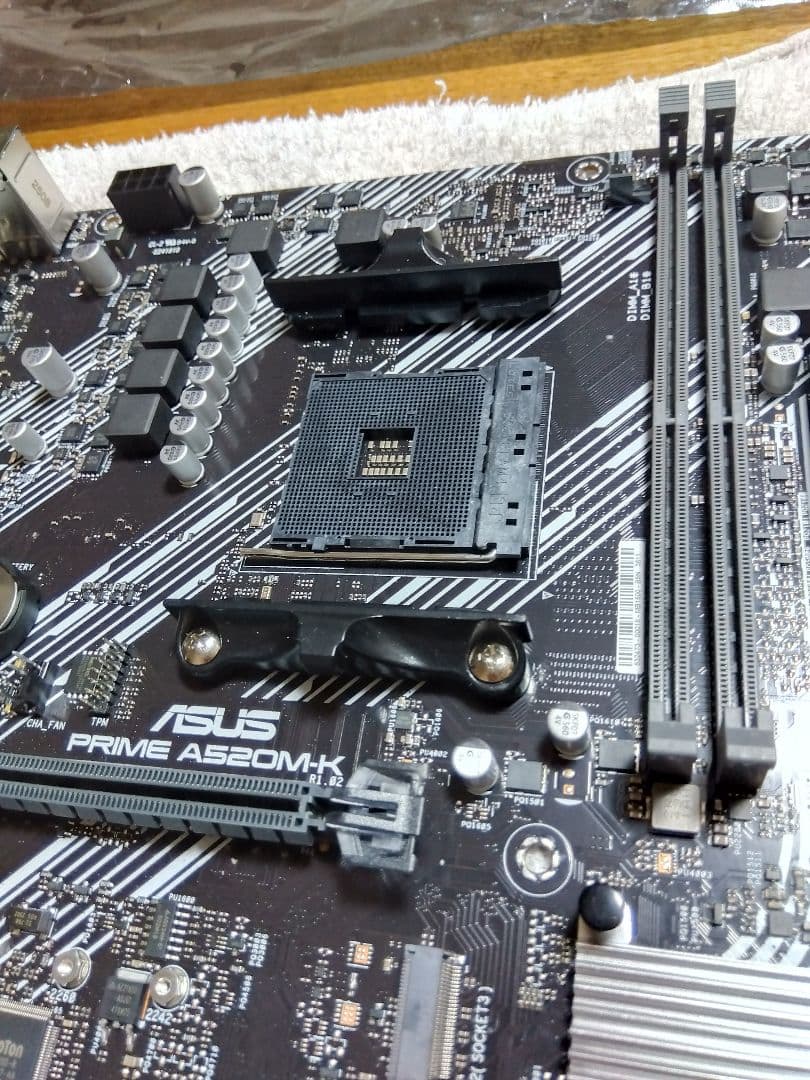 ASUS A520M-K＋Ryzen5500 箱ク−ラ−付 動作確認済み