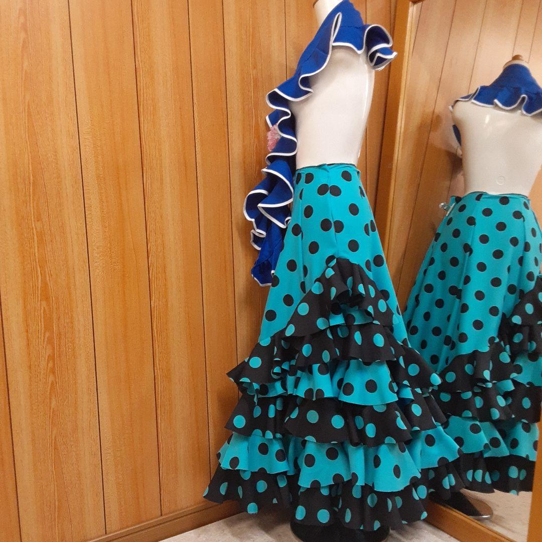 フラメンコ衣装　☆ファルダのみ　＊ピキージョ在庫切れのため付きません＊