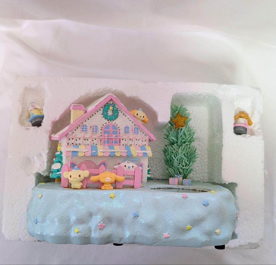 サンリオ　シナモロール　ジオラマハウス　クリスマスオルゴール付き　2004年製