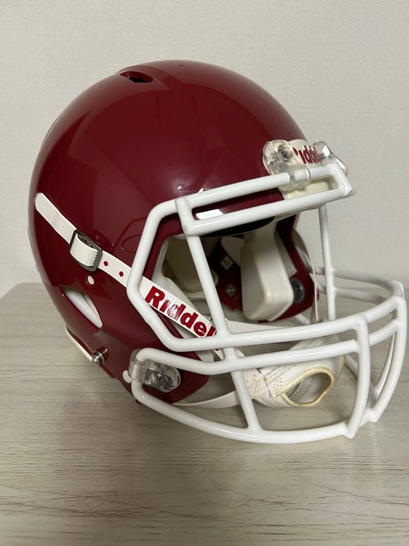 Riddell アメリカンフットボール アメフト ヘルメット 赤 Sサイズ