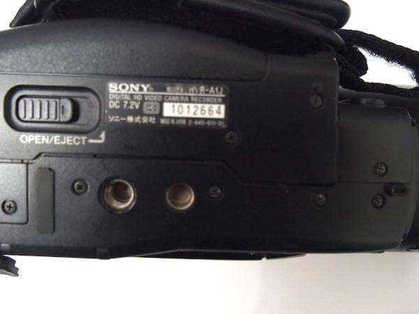 hvr-a1jーJUNK品　LCDパネル表示＆操作できず　撮影記録はOK