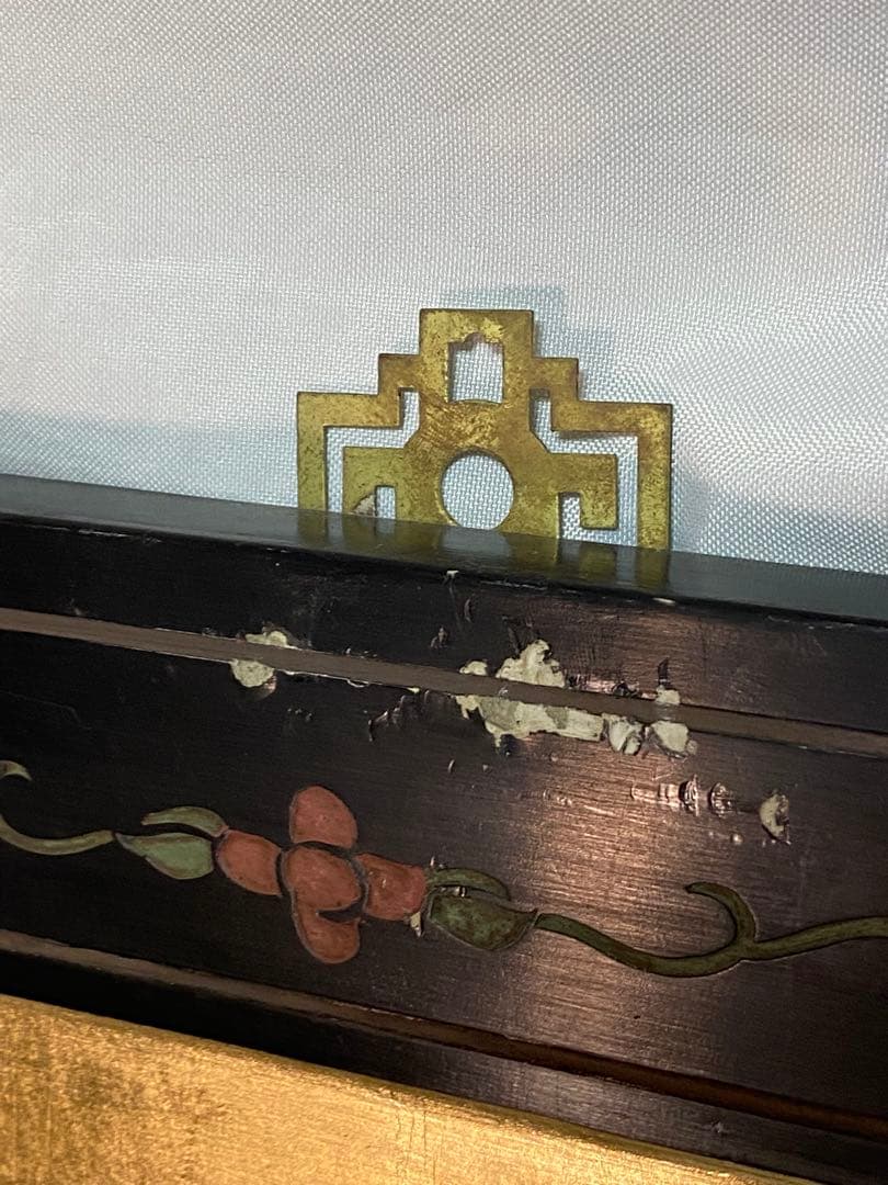 2802❣️ 中国　金屏風　アンティーク