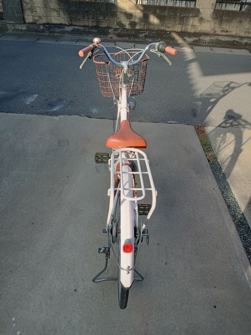 美品　ノーパンクタイヤ自転車　ママチャリ26インチ群馬埼玉栃木